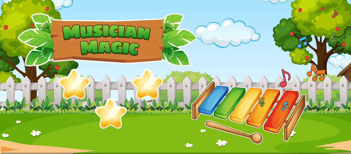 Musician Magic background